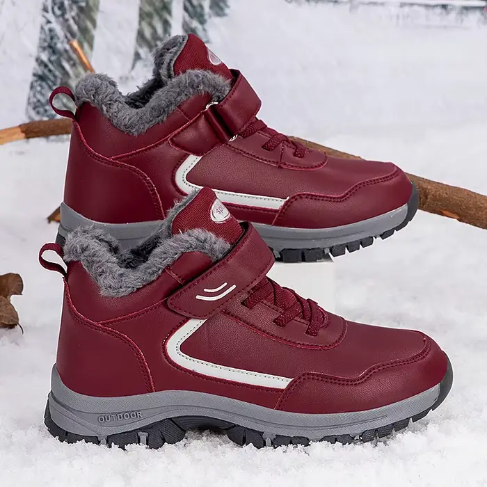 ELUVA bottes thermiques pour hommes bottes de neige d'hiver imperméable anti-dérapant chaud léger co