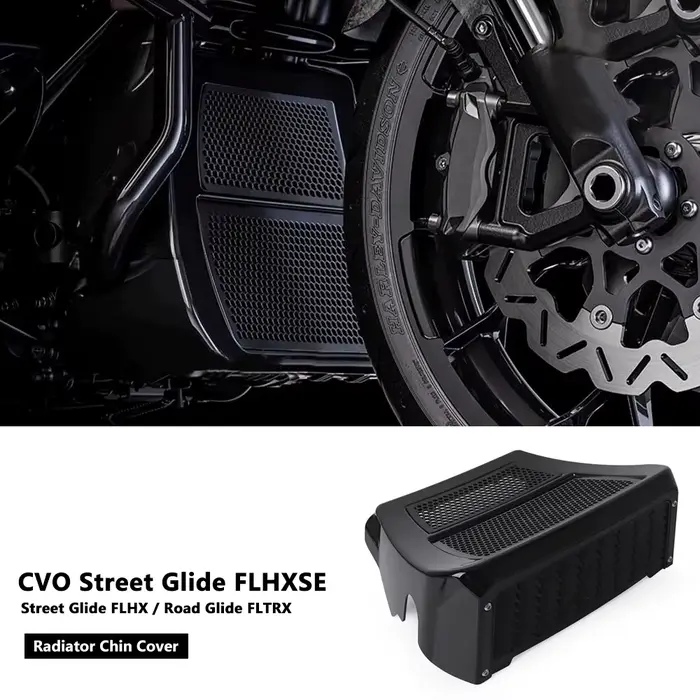 Couvercle de menton de radiateur inférieur pour moto Touring CVO Street Glide FLTRXSE CVO Road