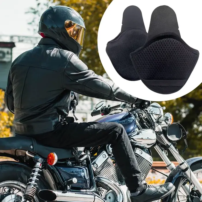1 paire de protège-oreilles pour casque de moto