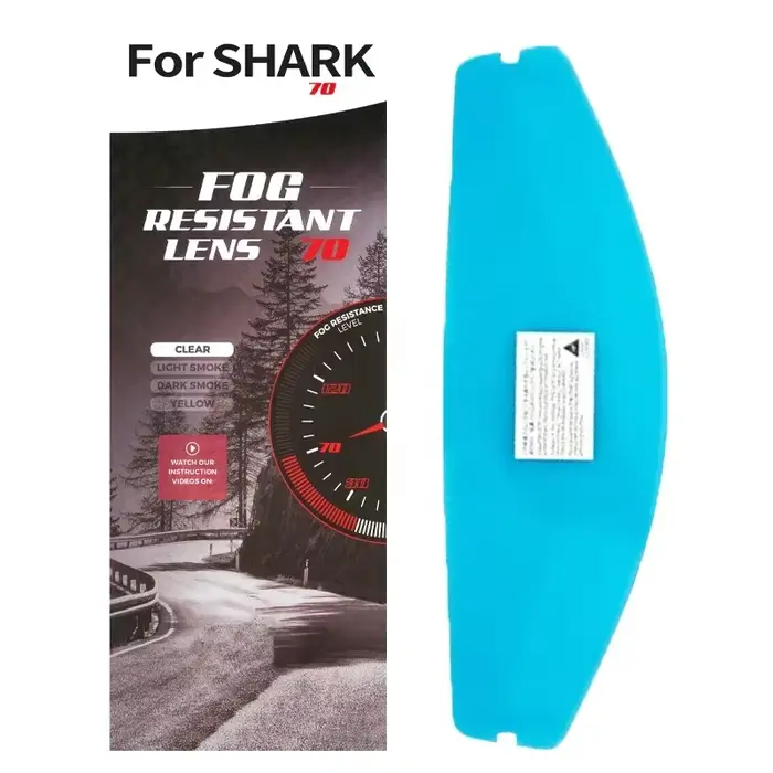 Film Anti-buée pour visière de casque de moto, pour Shark Spartan Carbon/Spartan/Skwal 2/d-skwal 2 l