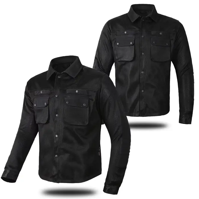Veste de moto légère pour hommes et femmes, coussinets de protection CE, maille respirante, cyclisme
