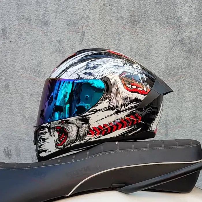 Casque de moto intégral LVS-701 pour la course