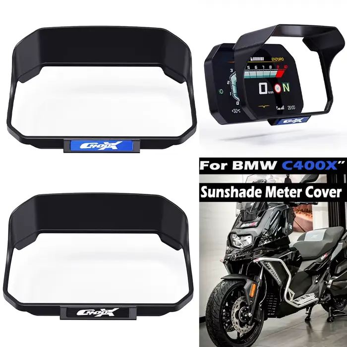 Convient pour BMW C400X C400 X C 400 X C 400X 2018-2025 accessoires de moto Instrument chapeau pare-soleil compteur couverture garde protecteur