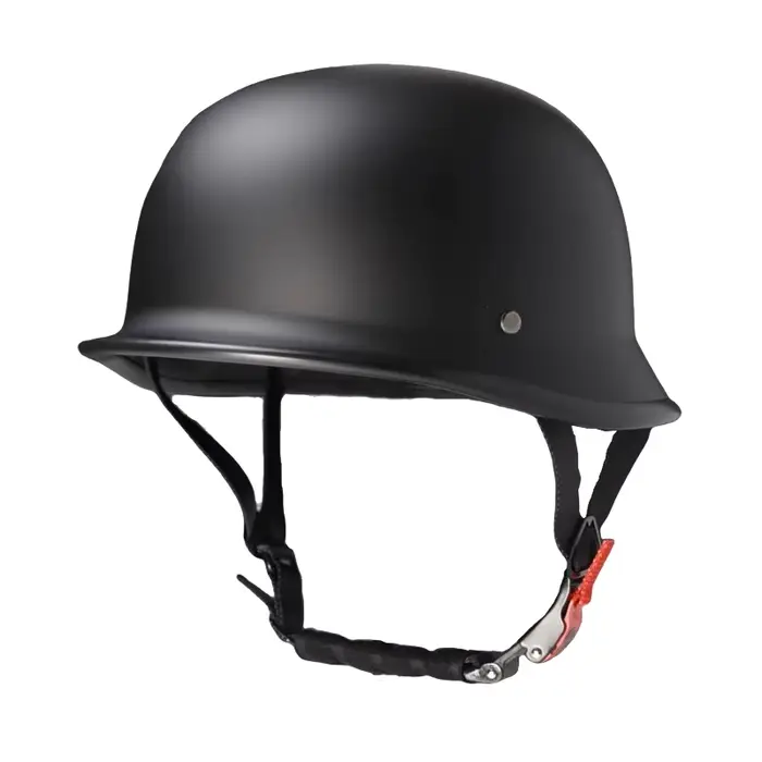 Vintage allemand G.I. Demi-casque de moto de Style rétro, casque d'été confortable et Cool au Design
