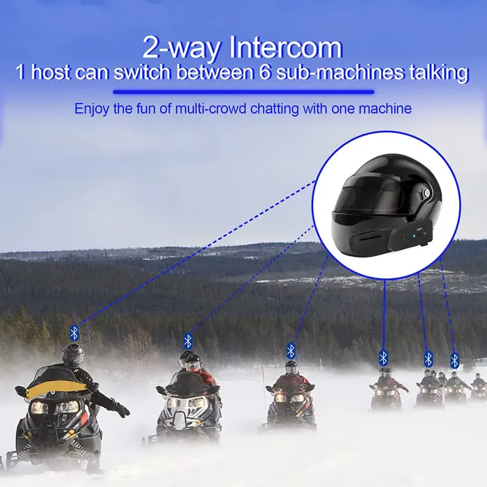 EJEAS V7 casque de moto Bluetooth interphone