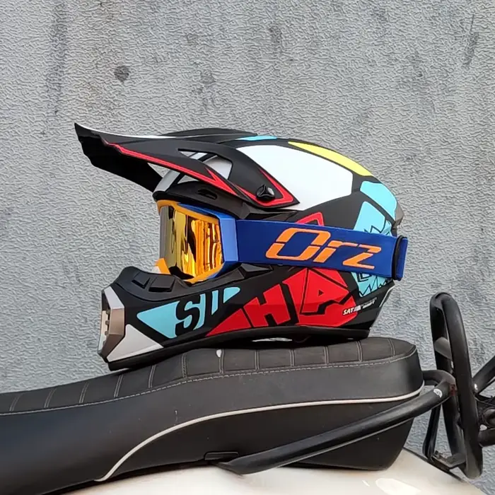 Motocros Kask Cross descente Soporte Casco hors route casque course classique moto Original Enduro