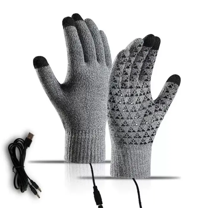 Gants chauffants électriques pour écran tactile, mitaine de ski d'équitation en plein air, gants cha