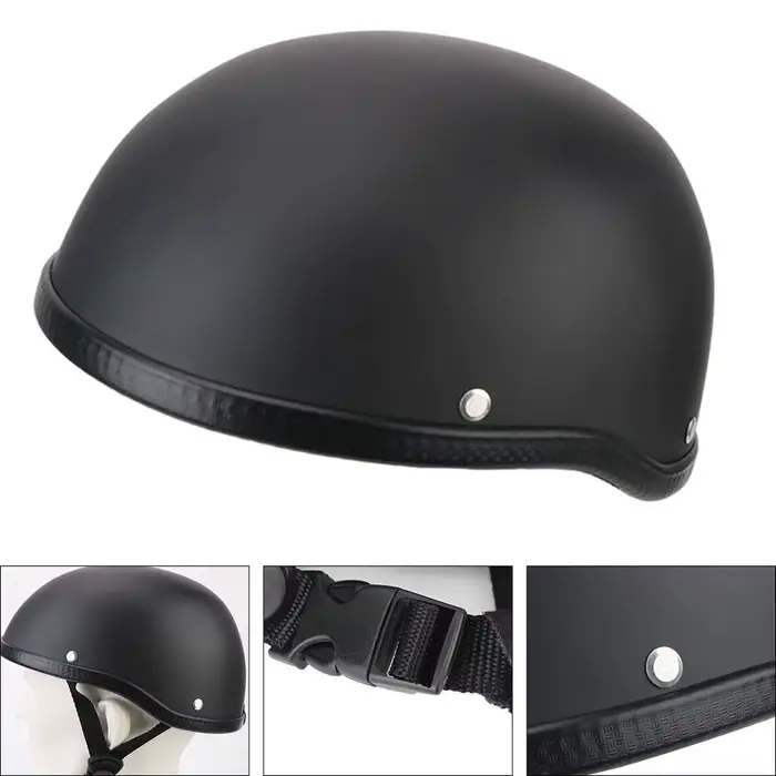 Casque demi-visage léger réglable