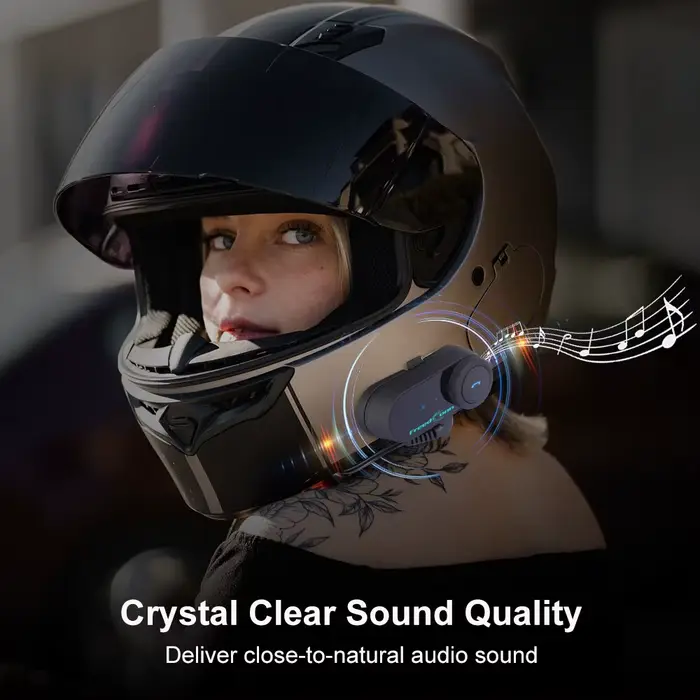 Freedconn T Com VB Casque de Moto