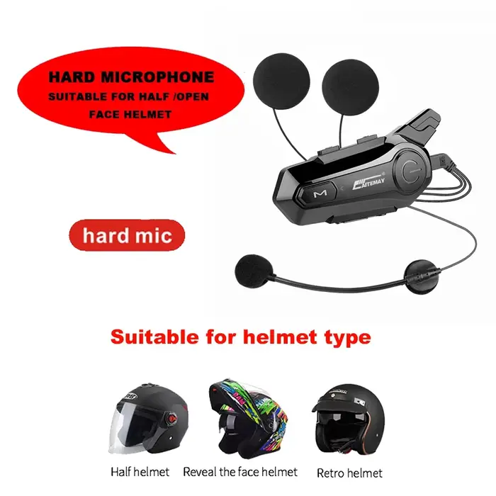 Oreillette Bluetooth pour Moto, appareil de communication pour casque, appareil de communication pou