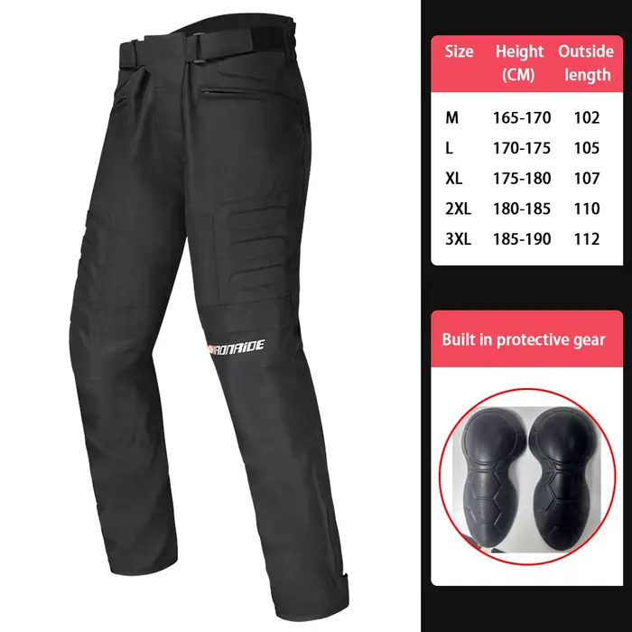 Pantalon de moto d'été respirant en plein air, pantalon d'équitation de Motocross pour hommes, vêtem