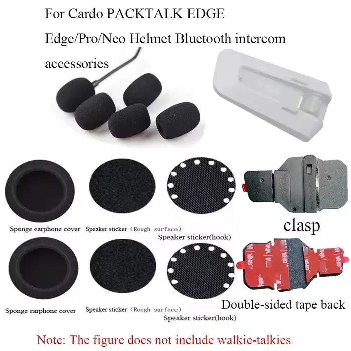 Accessoires d'intercom Bluetooth pour moto Cardo PACKTALK EDGE