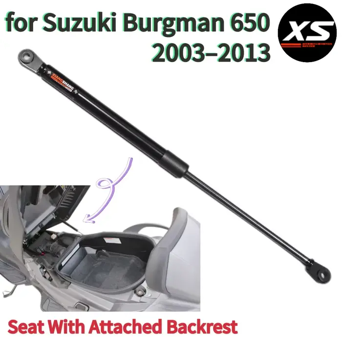 Amortisseur de siège pour Suzuki Burgman 650 AN650 2003-2013 avec vérin de réglage du dossier intégr