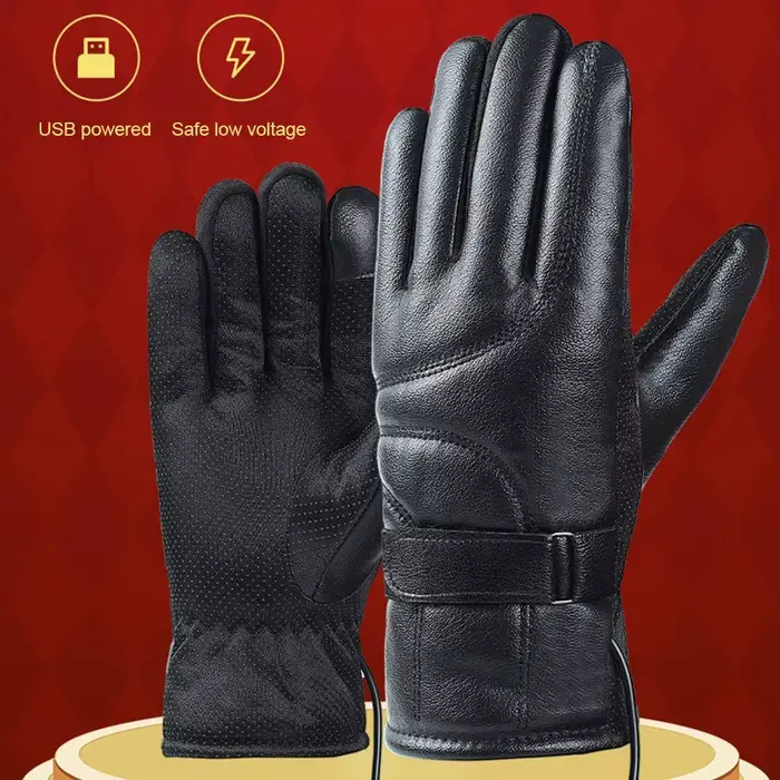 Gants chauffants électriques rechargeables USB