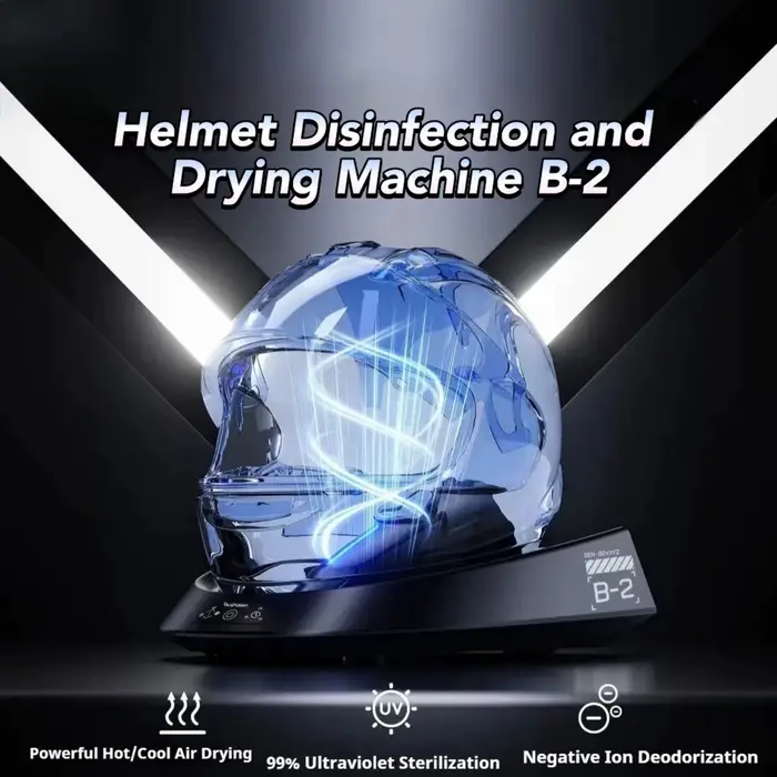Séchoir intelligent pour casque de moto avec fonctions de stérilisation