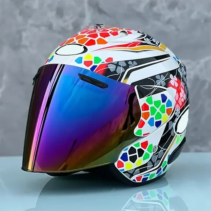 Ram3 Nakagami GP2 demi-casque hommes et femmes moto tout-terrain casque d'été descente course montagne croix Casco Capacete