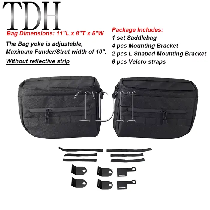 Sac de selle de moto pour Harley Dyna Softail Sportster XL Street Bob Low Rider FXD FXBB, sacoche de