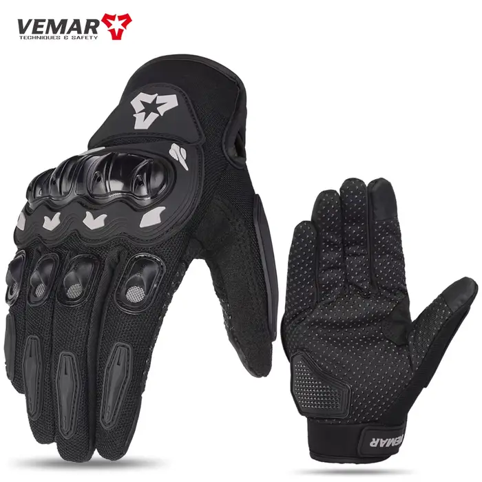 VEMAR-Gants de Moto en Polyester pour Homme et Femme, Respirants, à Écran Tactile, Anti-Chute, pour 