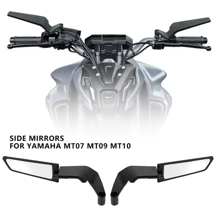 Winglets furtifs réglables pour moto YAMAHA, miroir rotatif, accessoires de moto, trucs, 03, 07, 09,