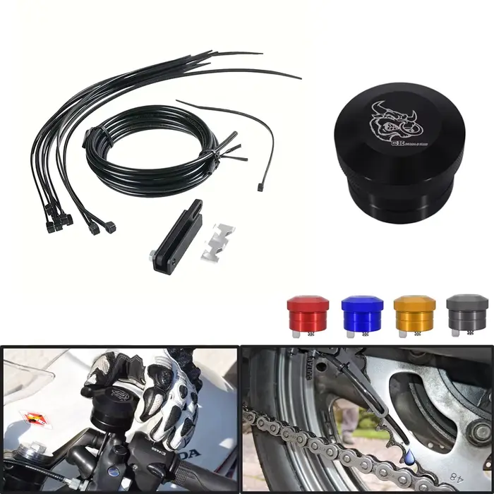 Lubrificateur universel pour huileurs de chaîne, accessoires de moto pour Yamaha Honda Kawasaki Suzu