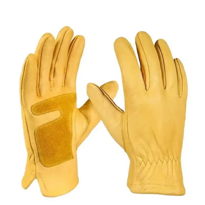 Gants de Moto en cuir Vintage pour hommes, accessoires de sport de cyclisme, Protection de sécurité