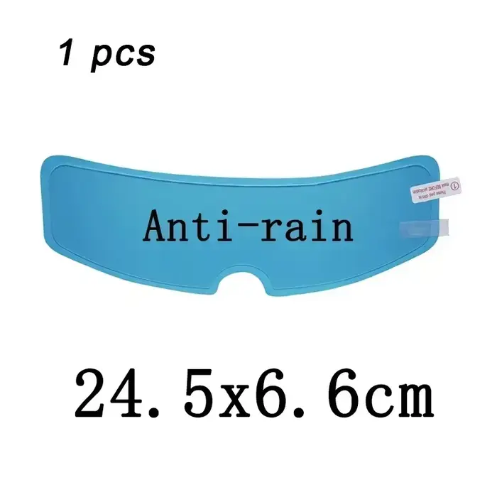 Visière de casque de moto, Film Anti-buée hydrofuge, bouclier de protection transparent à revêtement