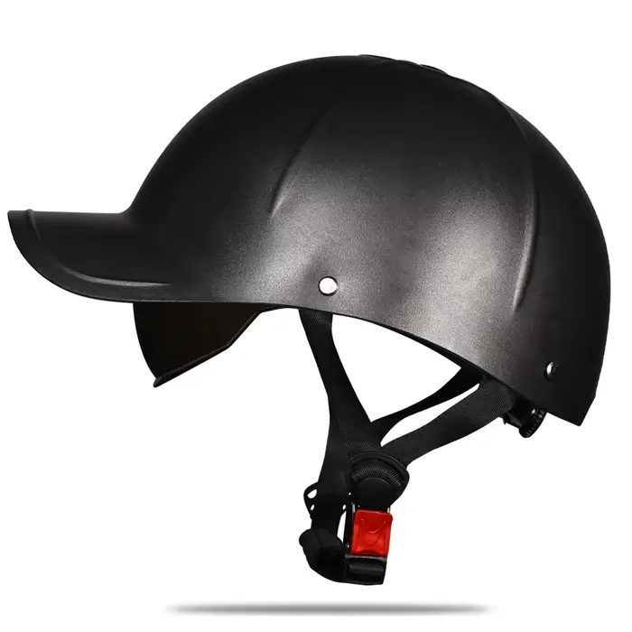 Demi-casque de moto rétro unisexe