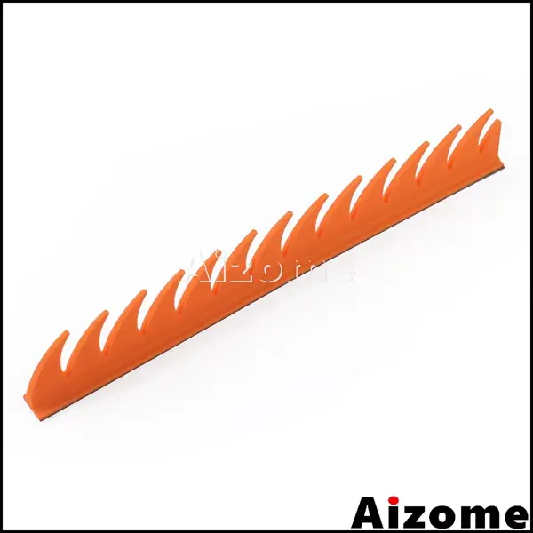 Casque de moto en caoutchouc Mohawk, autocollant, 1x, pour motard, Punk Mohawk, pointes