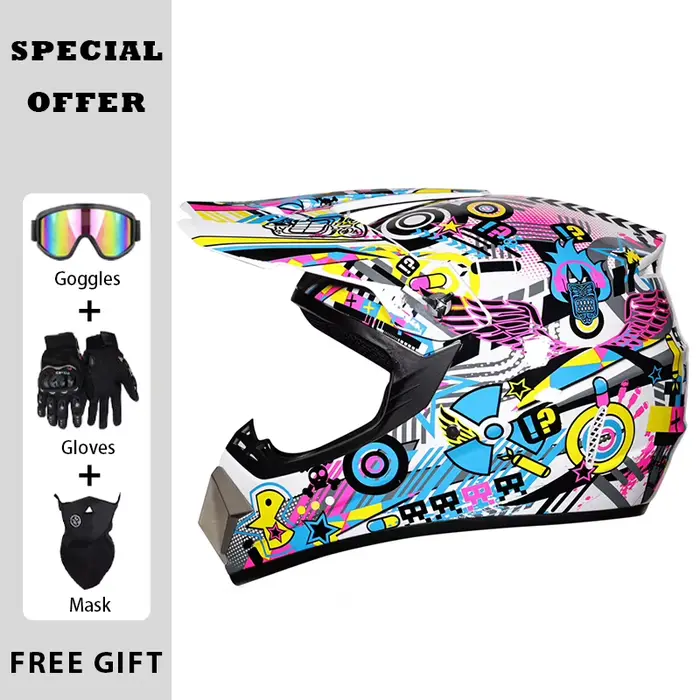Casques de motocross Casque tout-terrain Dirt Bike Downhill AM DH Cross Casque Street Riding Safety 