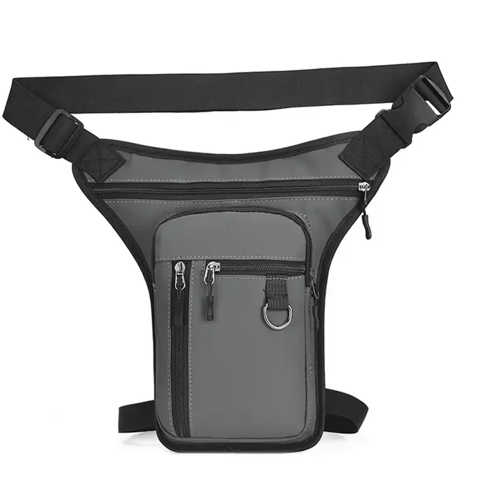 Sac latéral de jambe de moto pour hommes, sac banane d'équitation multi-poches, sac à main DulTravel