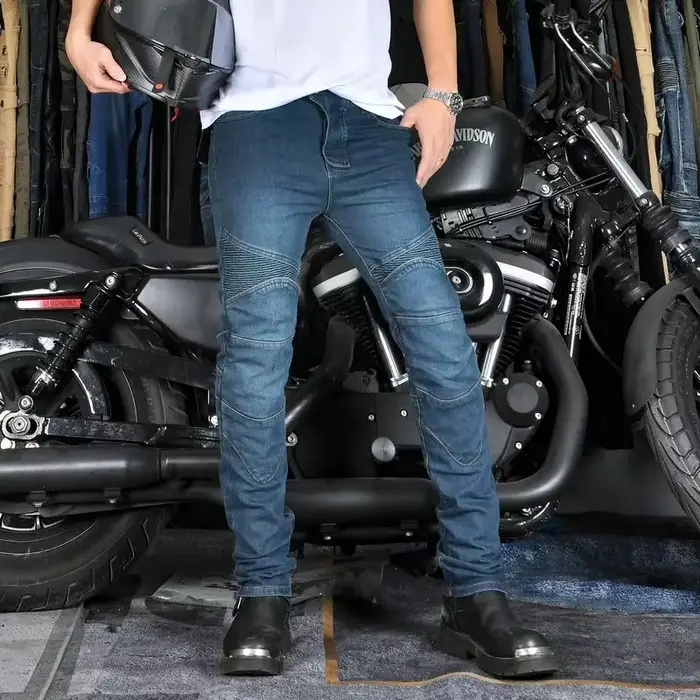 Pantalon jeans de moto pour hommes – Équipement de protection
