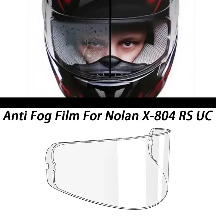 Film Anti-buée pour visière de casque, pour Nolan X-804 RS UC X 804