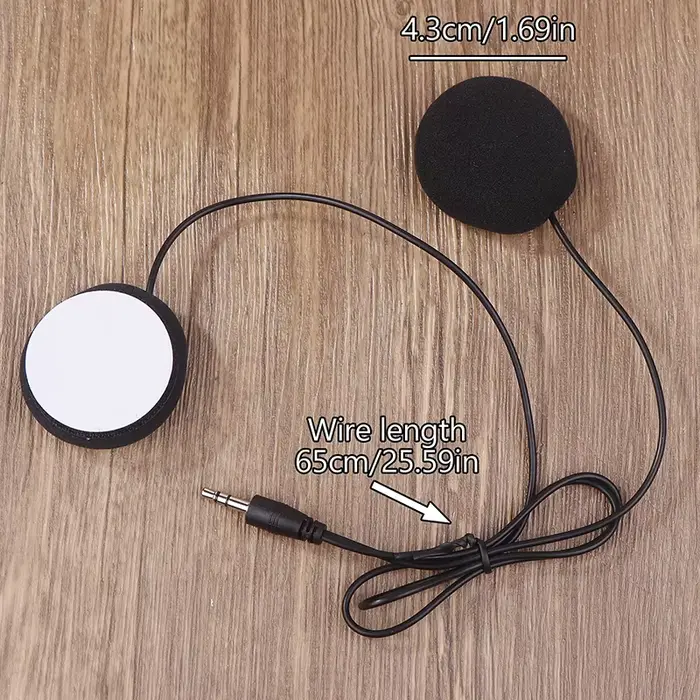 Oreillette Bluetooth pour casque de moto Cardo Freecom/Spirit, interphone, Microphone à fil souple e