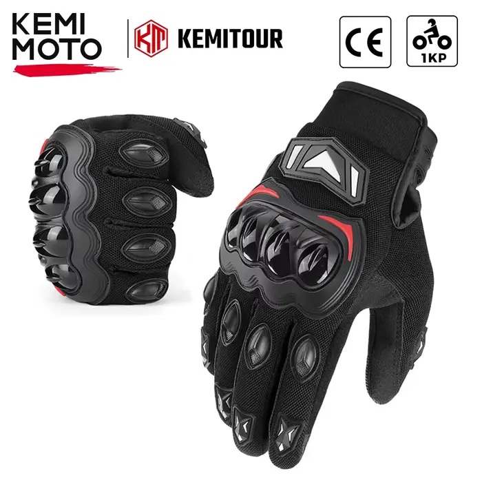 KEMIMOTO gants de moto d'été
