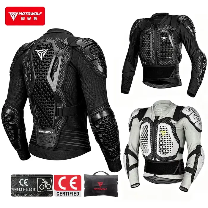 Blouson de moto avec protection intégrée pour la protection de la moto