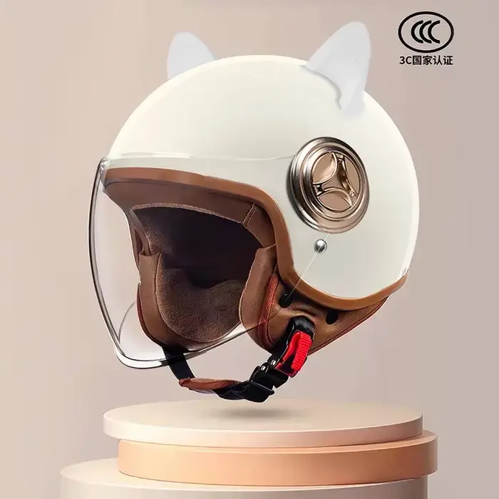 Casque de moto électrique ABS unisexe