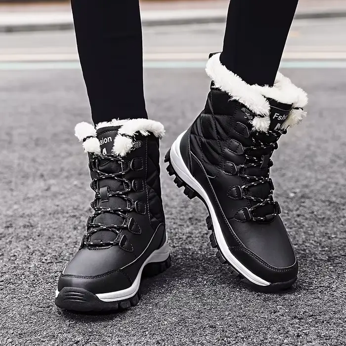ELUVA femmes bottes d'hiver imperméable anti-dérapant