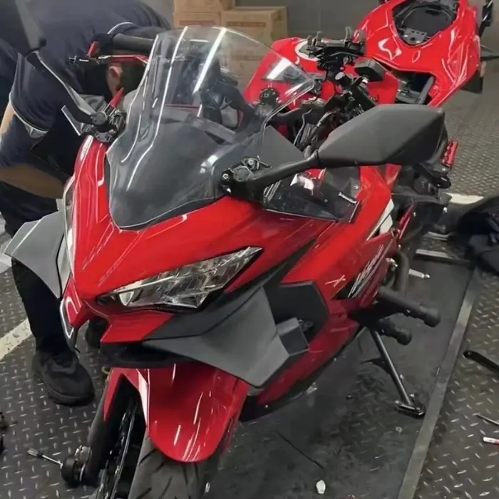 Nouveau pour Kawasaki Ninja 400 motos accessoires Winglet aérodynamique Kit d'ailes Spoilers