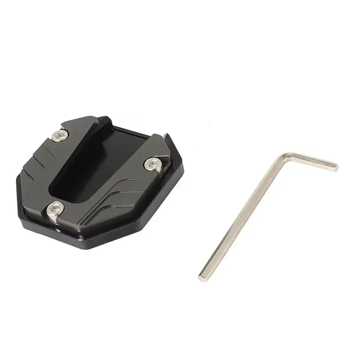 Accessoires de moto pour Scooter, plaque de Support d'extension de pied en alliage d'aluminium, Exte