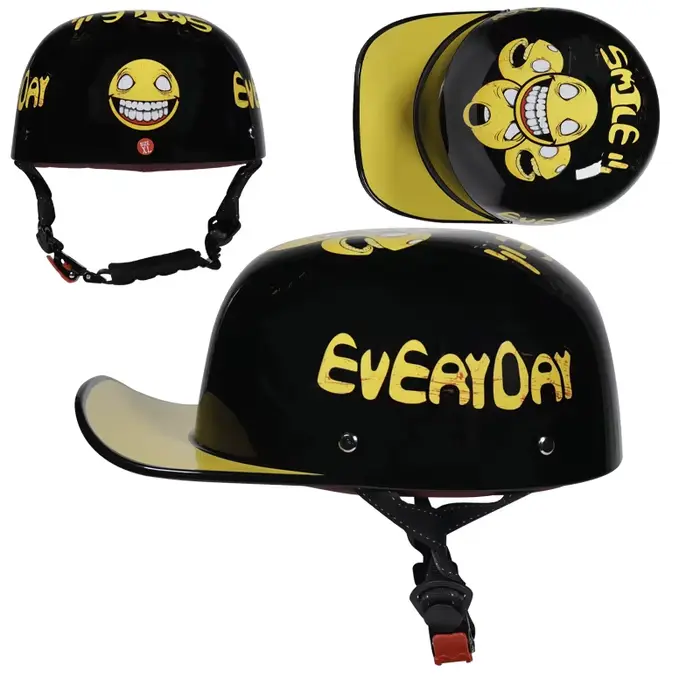 Casque de moto style baseball vintage 201 - Certifié DOT