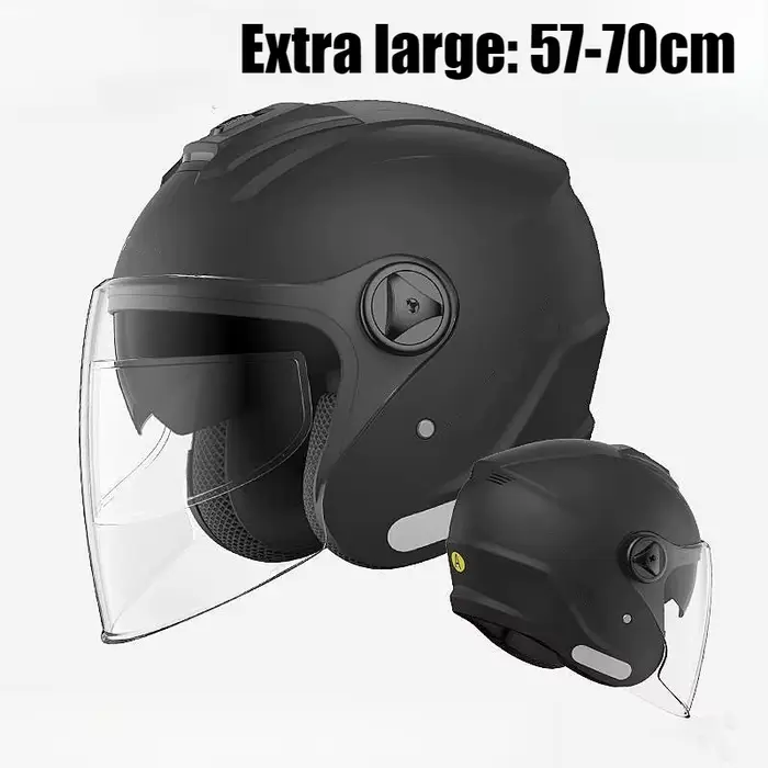 Casque de moto électrique grande taille ultra léger, thermique, pour hommes et femmes, coupe-vent, a