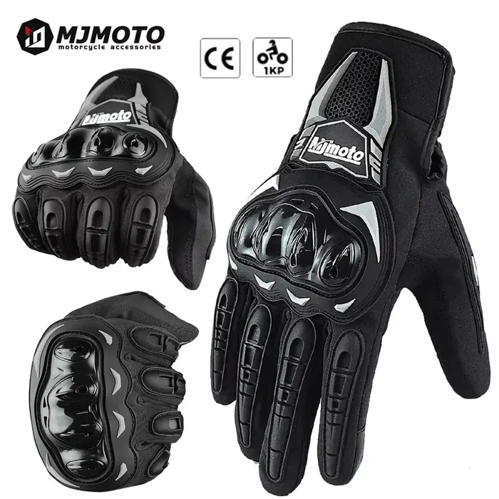 Gants de moto approuvés CE pour hommes et femmes