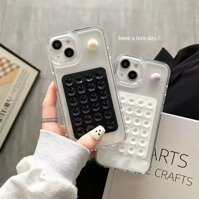 Support de téléphone en silicone à ventouse