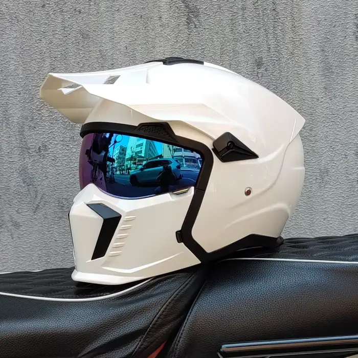 ORZ – casque de moto rétro de haute qualité, combinaison modulaire multifonctionnelle, complet, appr
