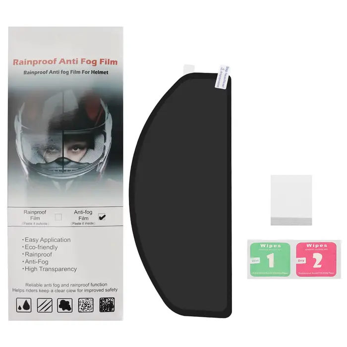 1 ensemble de Film antibuée Anti-éblouissement pour casque de moto, Film de protection solaire unive