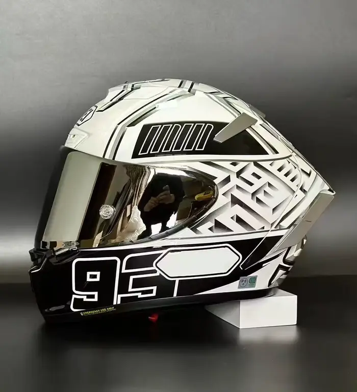 Casque De moto intégral X14 casque blanc casque équitation Motocross course casque De moto Casco De