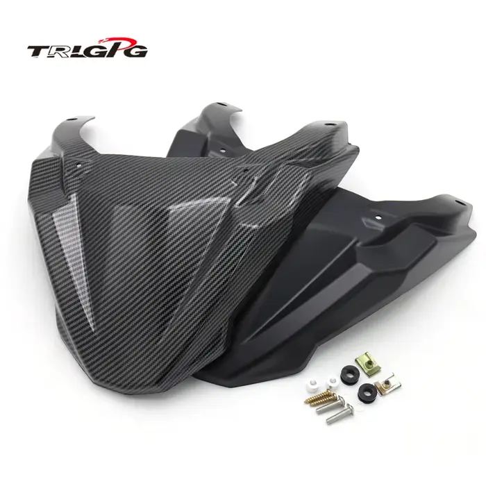 Garde-boue de roue avant texture fibre de carbone, pour Yamaha MT 09 Tracer 900 GT FJ09 18 2019 2020