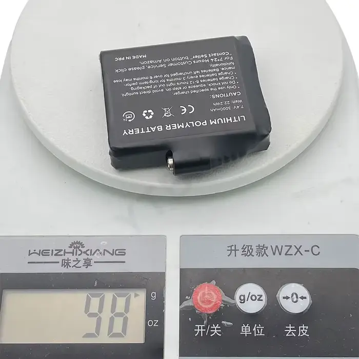 Batterie de gants chauffants 7.4V 3000mah