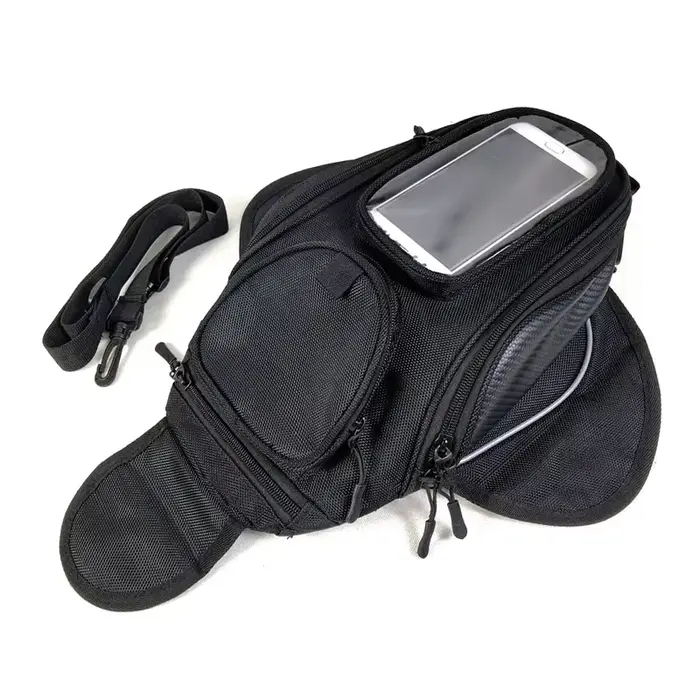 Sac à dos de dégager de moto, sac de carburant précieux, sac de siège de moteur, bagage d'équitation