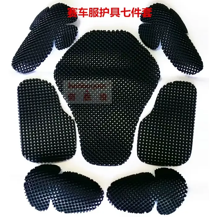 Combinaisons de course de moto, équipement de protection intégré, absorption des chocs, protection d